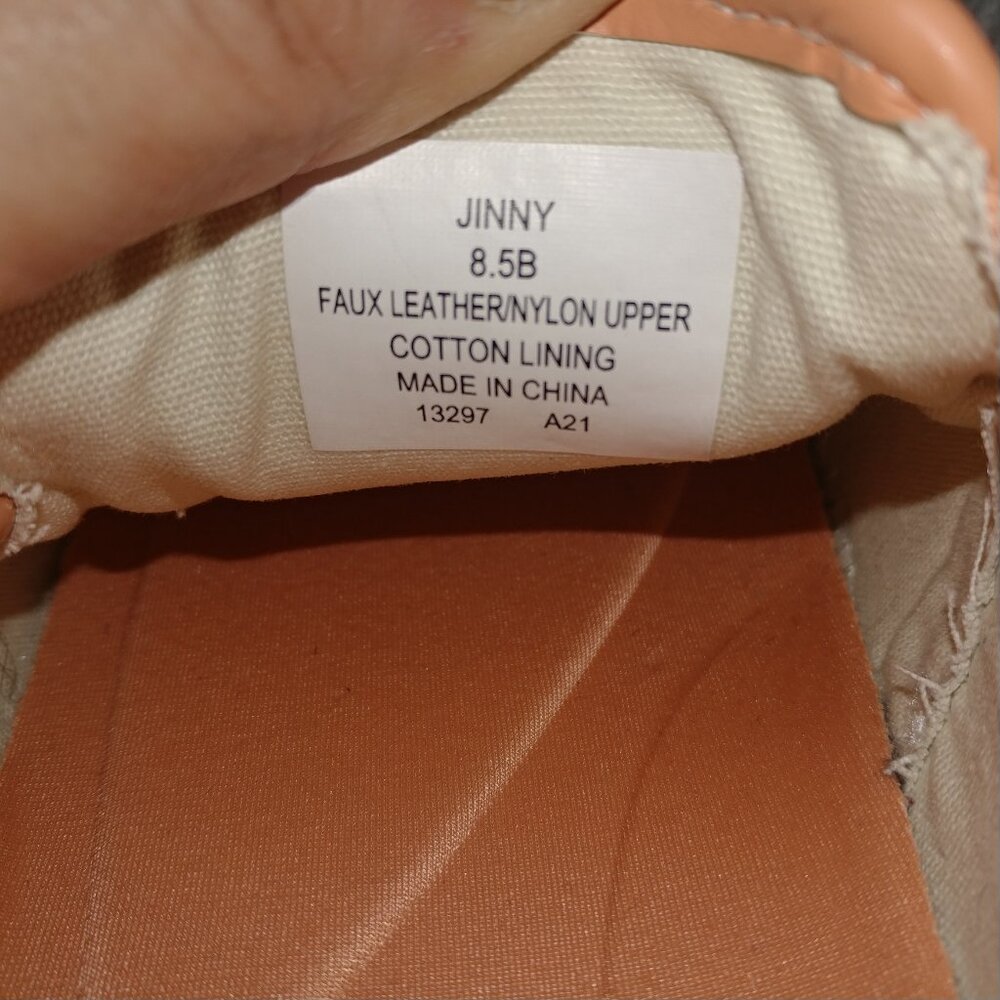 RALPH LAUREN Jinny Logo Slip-On Sneakers - Shell Coral - Women's Size 8.5B - NWB - Picture 9 of 9